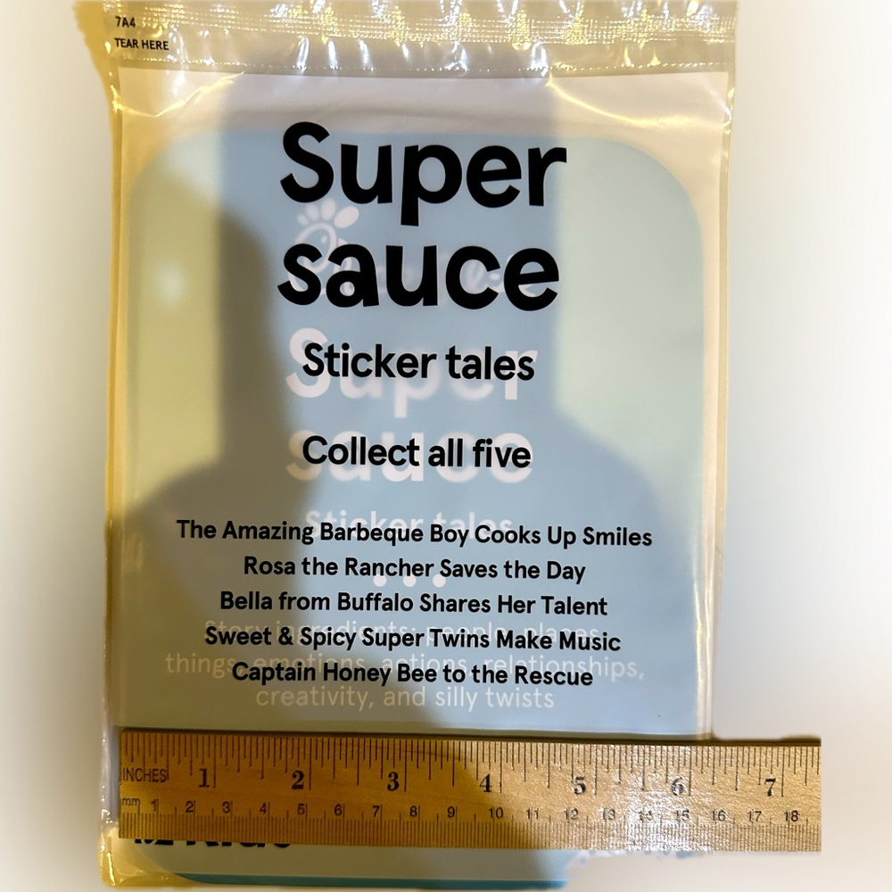 CHICK FIL A KIDS MEAL SUPER SAUCE STICKER TALES ROSA THE RANGER SAVES THE DAY 8” - Picture 4 of 9